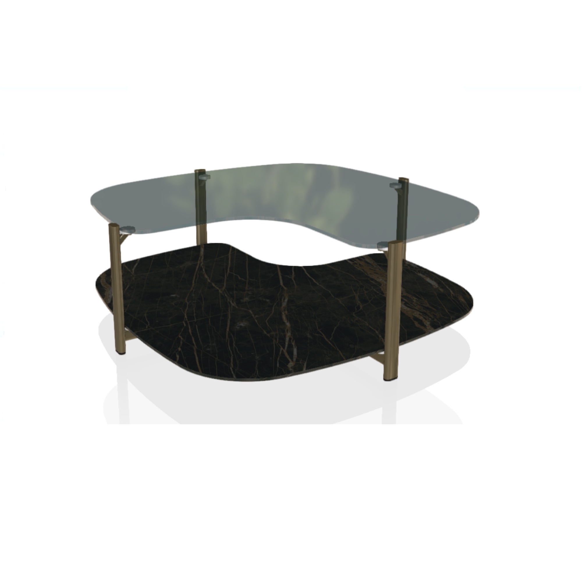 Pagoda Cocktail Table